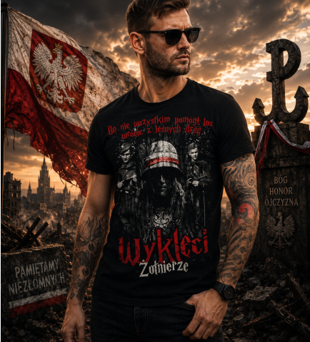 koszulka- WYKLĘCI ŻOŁNIERZE
